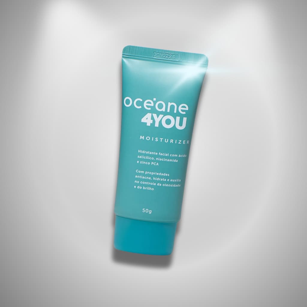 OCEANE - Hidratante Facial com Niacinamida e Ácido Salicílico - Moisturizer 4you 50g
