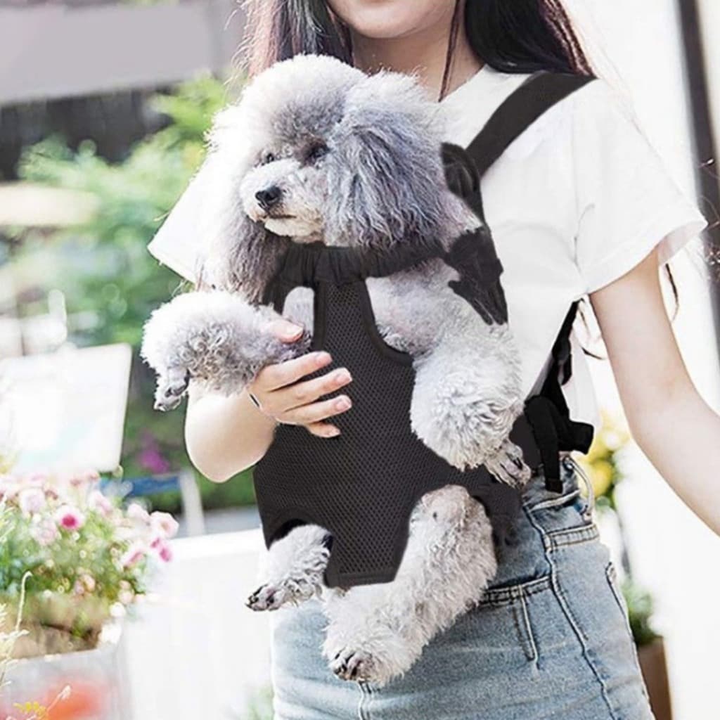 Mochila Canguru para Transporte de Pets LR - 0178 – Conforto no Passeio com Cães e Gatos de Pequeno e Médio Porte