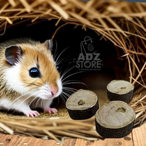 Kit 3 Bolacha de Amoreira (amora) Natural, Orgânico e Higienizadas para Aves Roedores como Hamsters