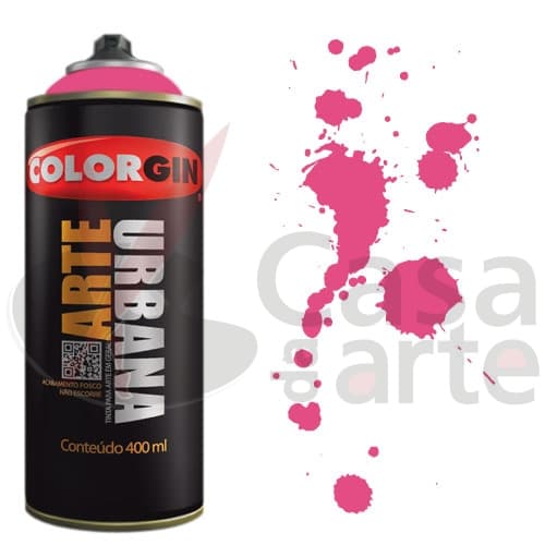 Tinta Spray Arte Urbana Colorgin 400ml 916 Rosa Lotus