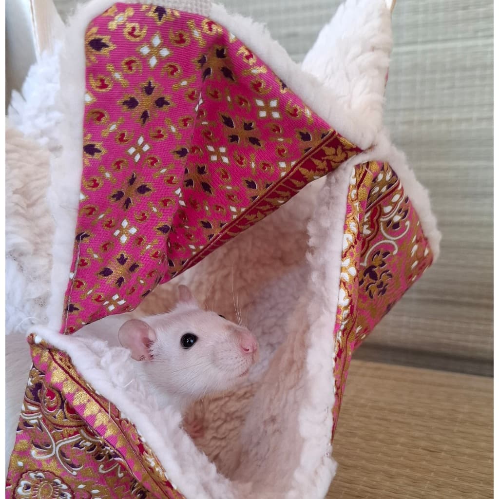 Rede dupla para rato twister, topolino, camundongo e roedores. Enxoval pet para rato.