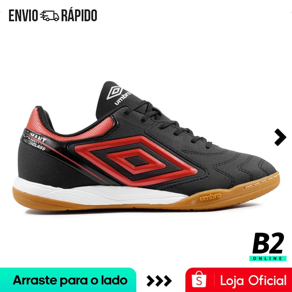 Chuteira Futsal Umbro Adamant Master Class Club Masculina Original Com Nota Fiscal e Garantia