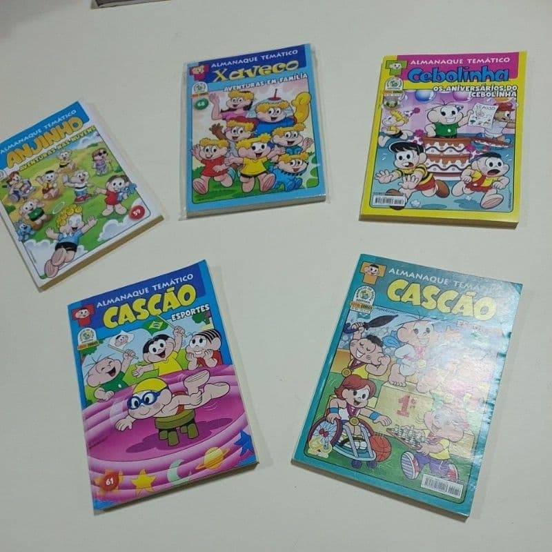 Turma da Mônica Especiais Temáticos kit com 5 edições novos