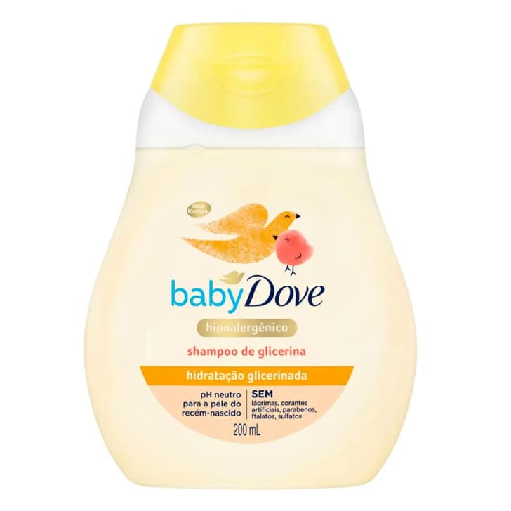 Shampoo Baby Dove Hidratação Glicerinada 200ml