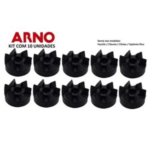 Kit com 10 Arrastes Copos Liquidificadores Arno - Diversos Modelos - Emborrachados