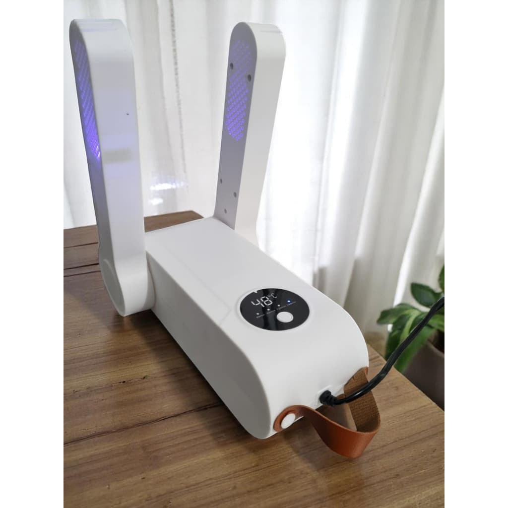 Secador de Sapatos Portátil Elétrico 4 Modos de Temporizador de Ar Apartamento Academia Esporte Tênis Pantufa