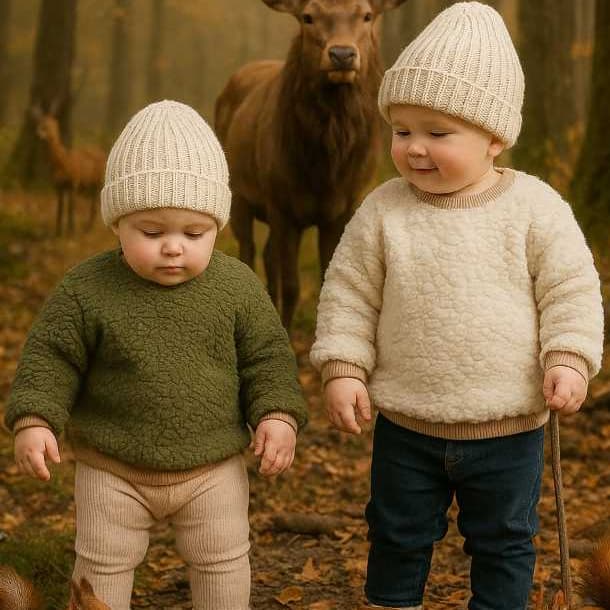 Kit 2 blusas de fio teddy infantil RN - 4 ANOS pelinho baby menino menina