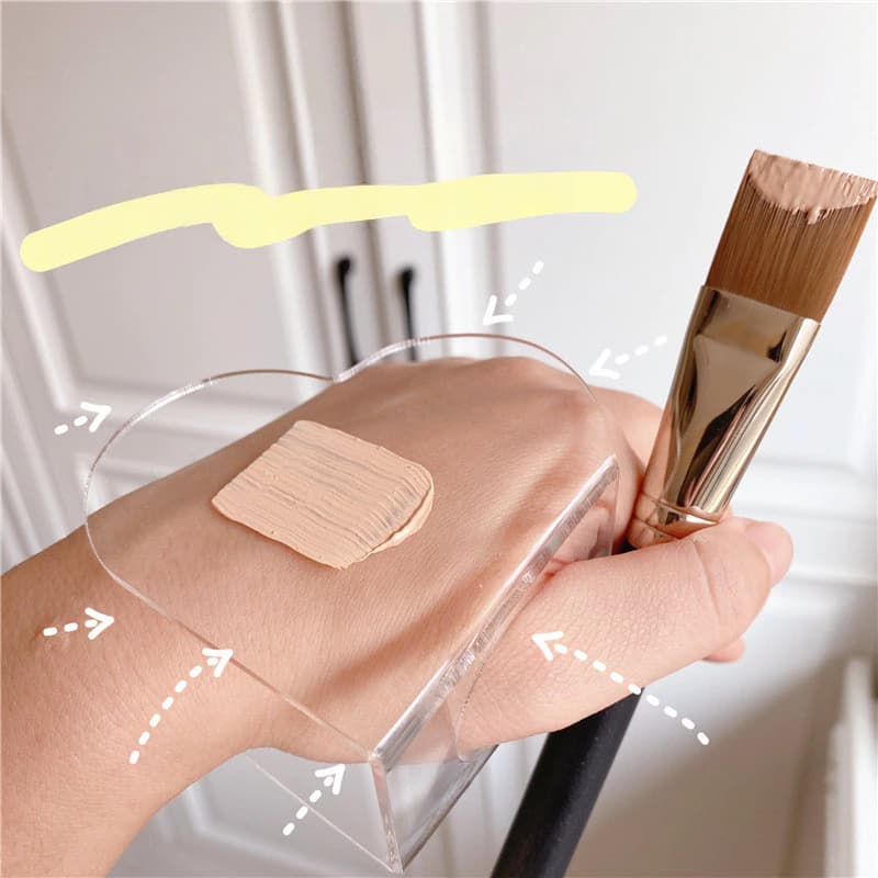 Maquiagem Paleta De  Acrílica Bandeja De Mistura Clara Mão Amor Coração Para Cosméticos Arte Do Prego