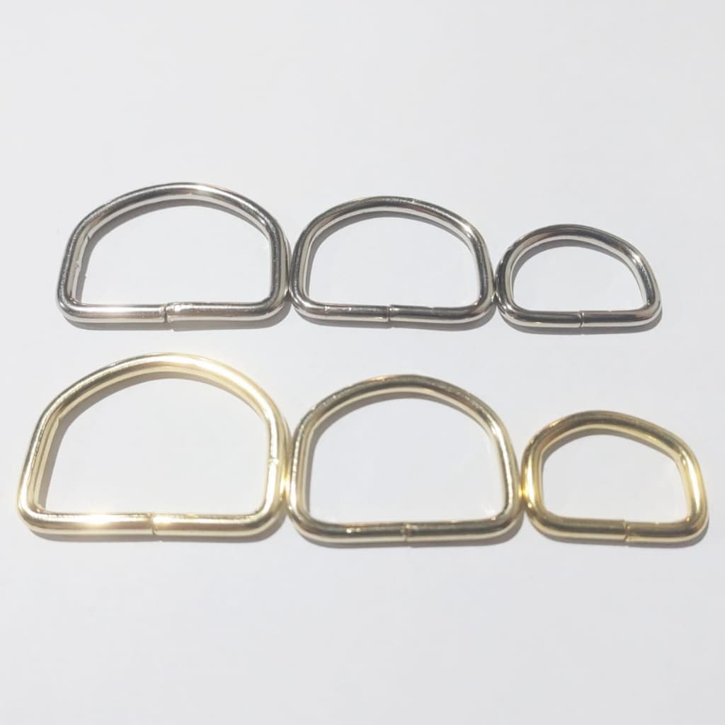 Meia Argola Para Bolsas 20/25/30 MM 30/40/60/100 Unidades