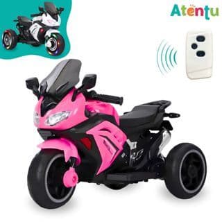 Mini Moto Elétrica Infantil Motinha Triciclo com Luz e Som Bateria 6v Recarregável