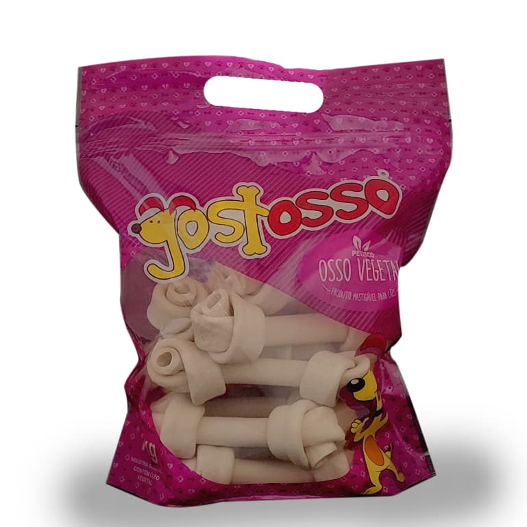 Petisco para cachorro Osso Vegetal Gostosso 5/6 1Kg