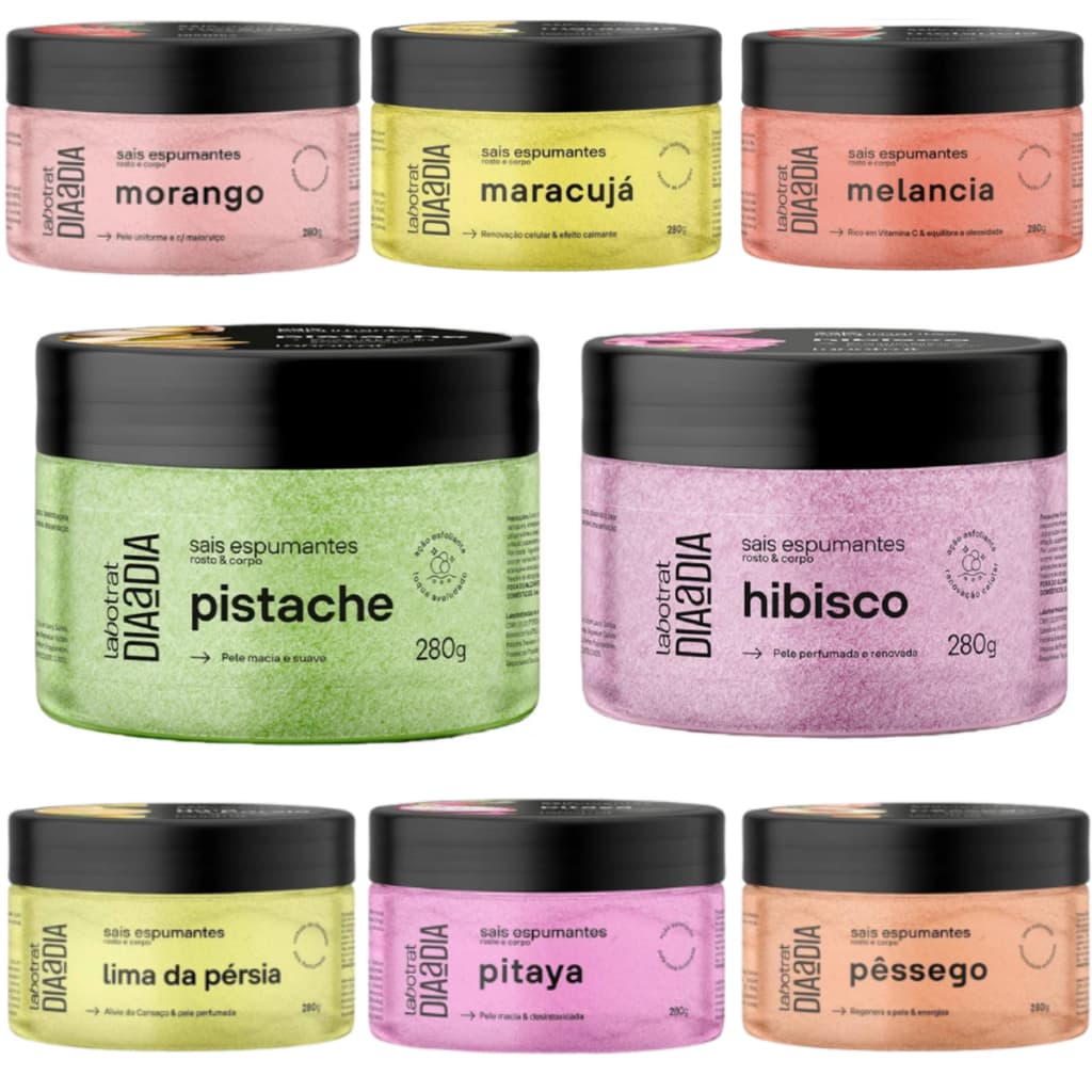 Sais de Banho Rosto e Corpo Espumantes Dia a Dia Labotrat 280g