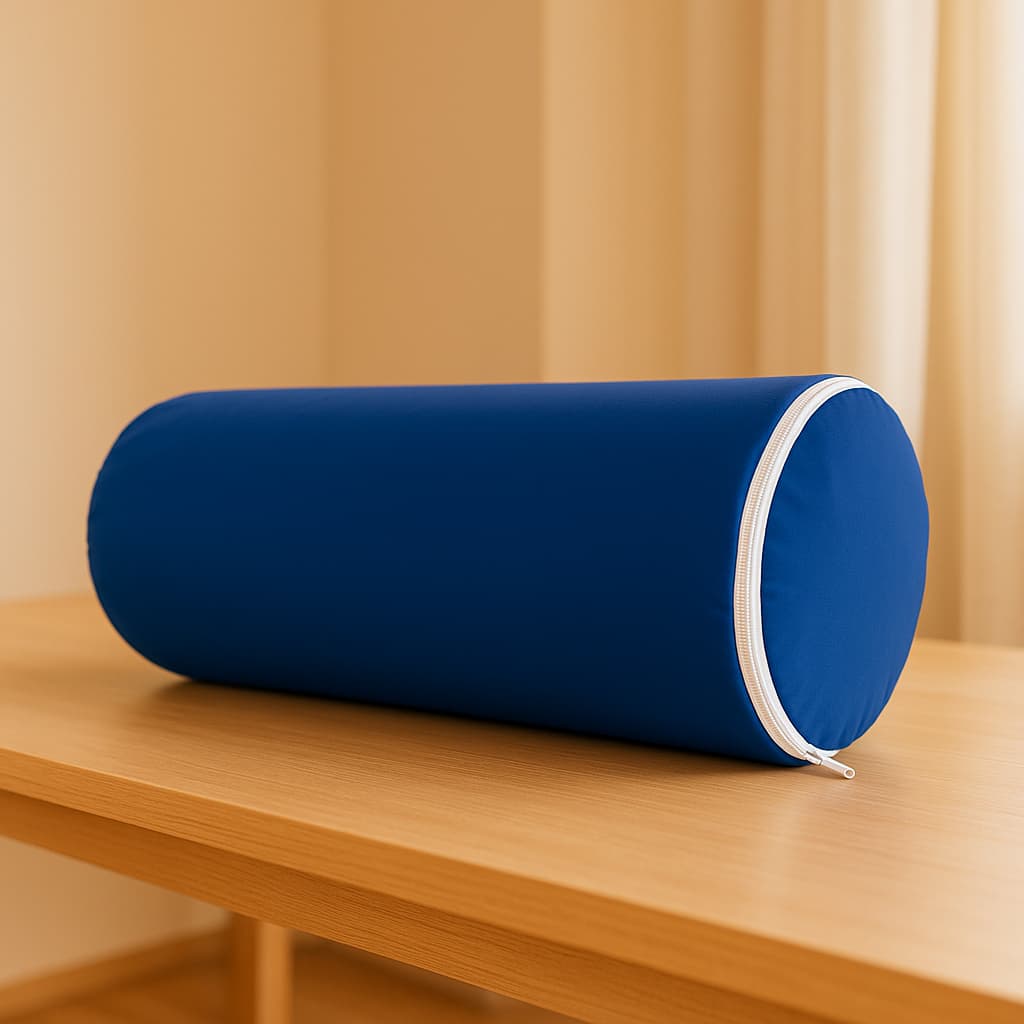 Rolo posicionador ortopédico 20cm x 50cm fisioterapia exercício massagem + capa removível