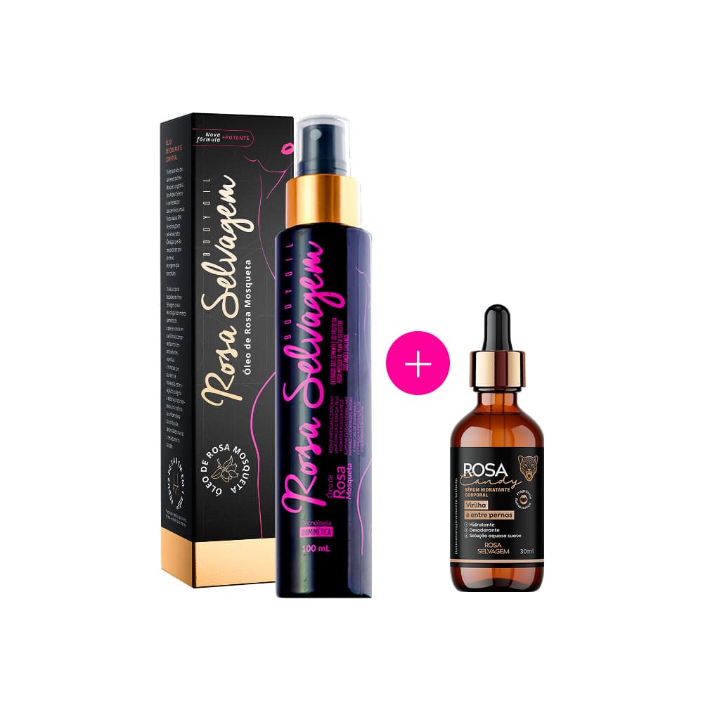 Óleo Rosa Selvagem + Candy 3 em 1