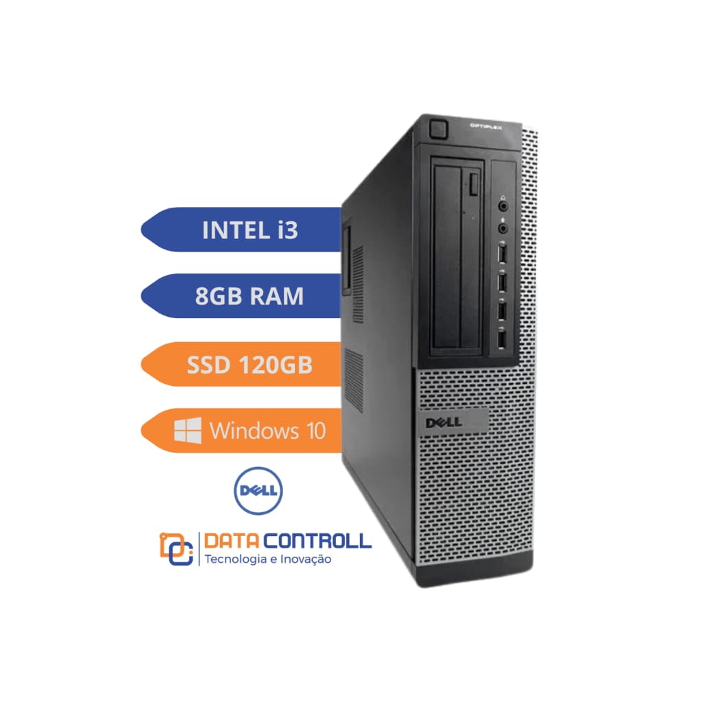 DESKTOP Dell Optiplex 7010 I3-3Th Intel 8Gb 120Gb