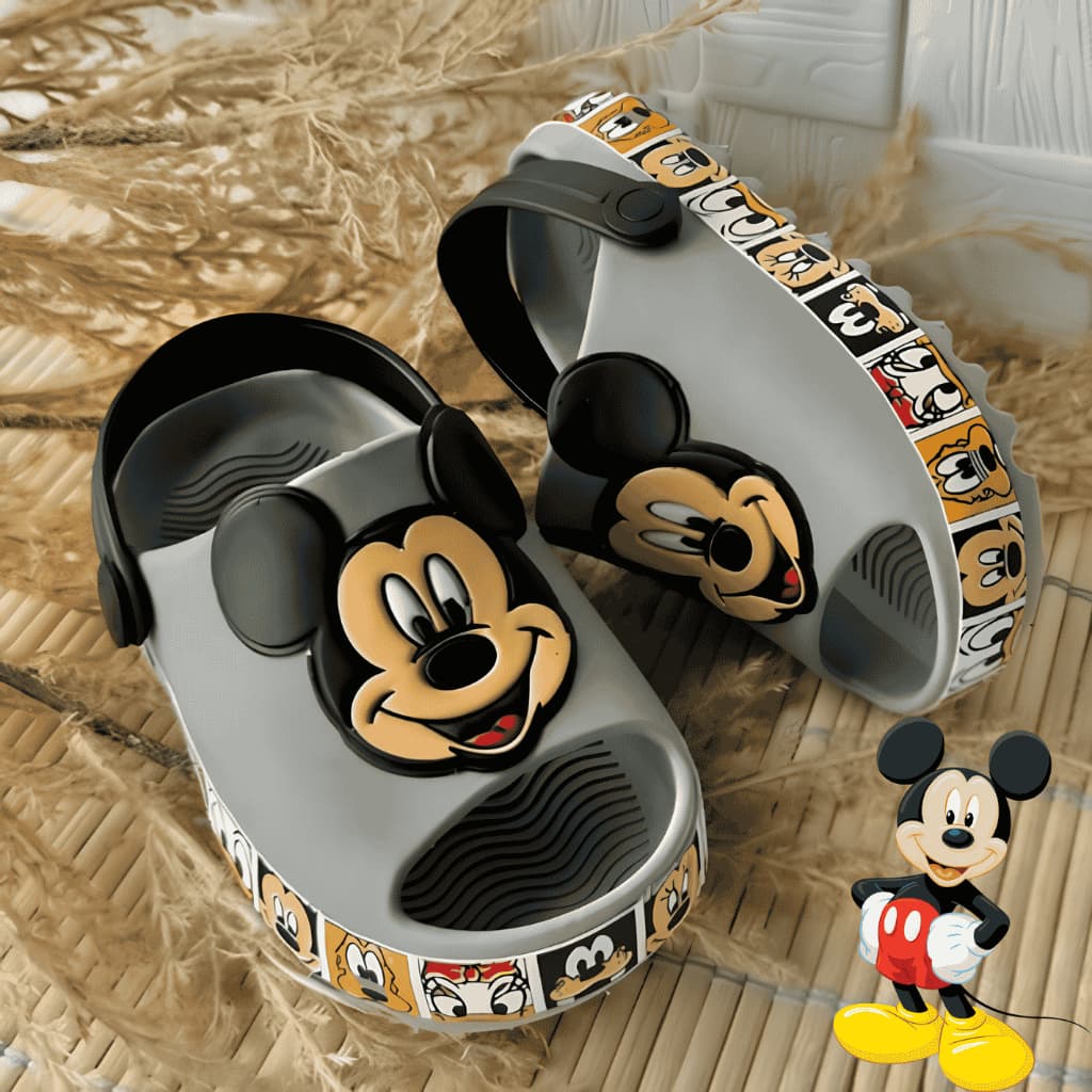 Babuche Infantil Menino Mikey Tratorado Antiderrapante Lançamento Chinelo bebe Escola Dia a dia