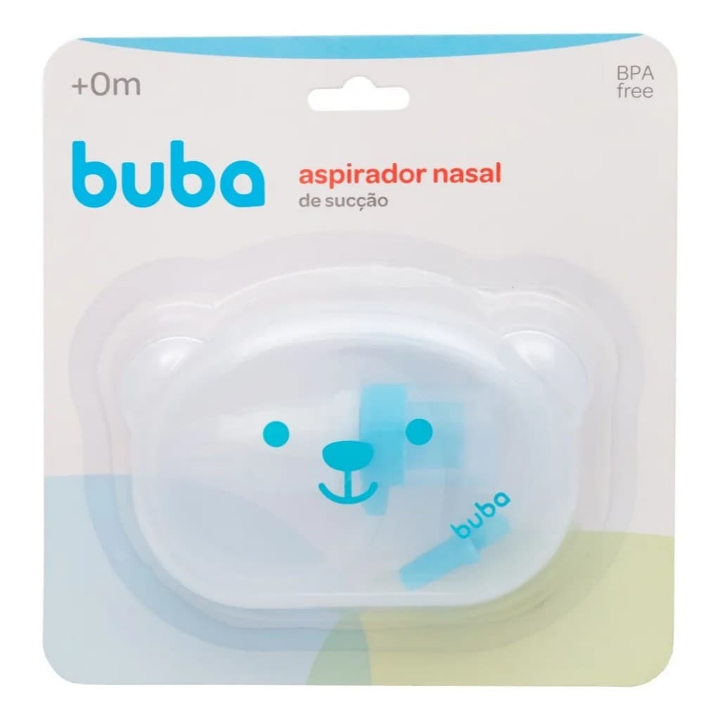 Aspirador Nasal De Sucção Infantil 17000 C/ Estojo Azul Buba