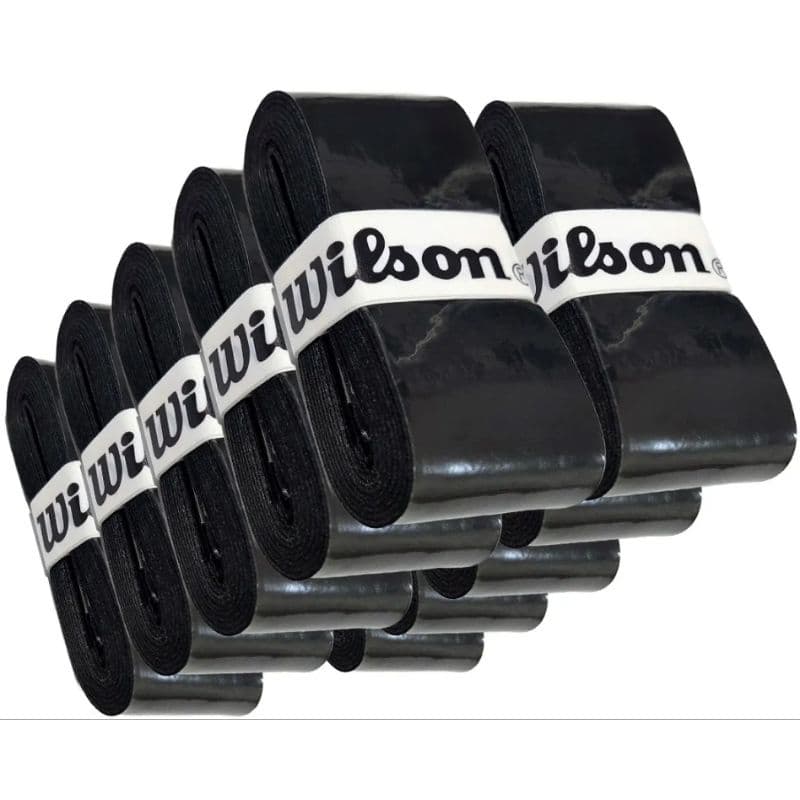 Kit 10 Overgrip Wilson Para Beach Tennis Tênis Padel Preto Cor 20 Preto Sem Furação Envio Imediato.