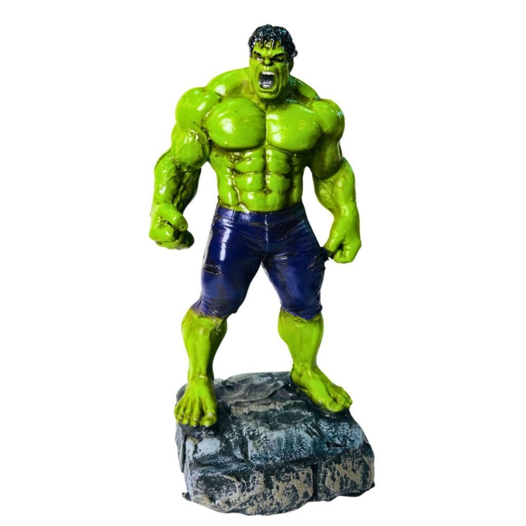 Boneco Hulk Colecionável Vingadores Coleção Estátua de Resina Envio Imediato