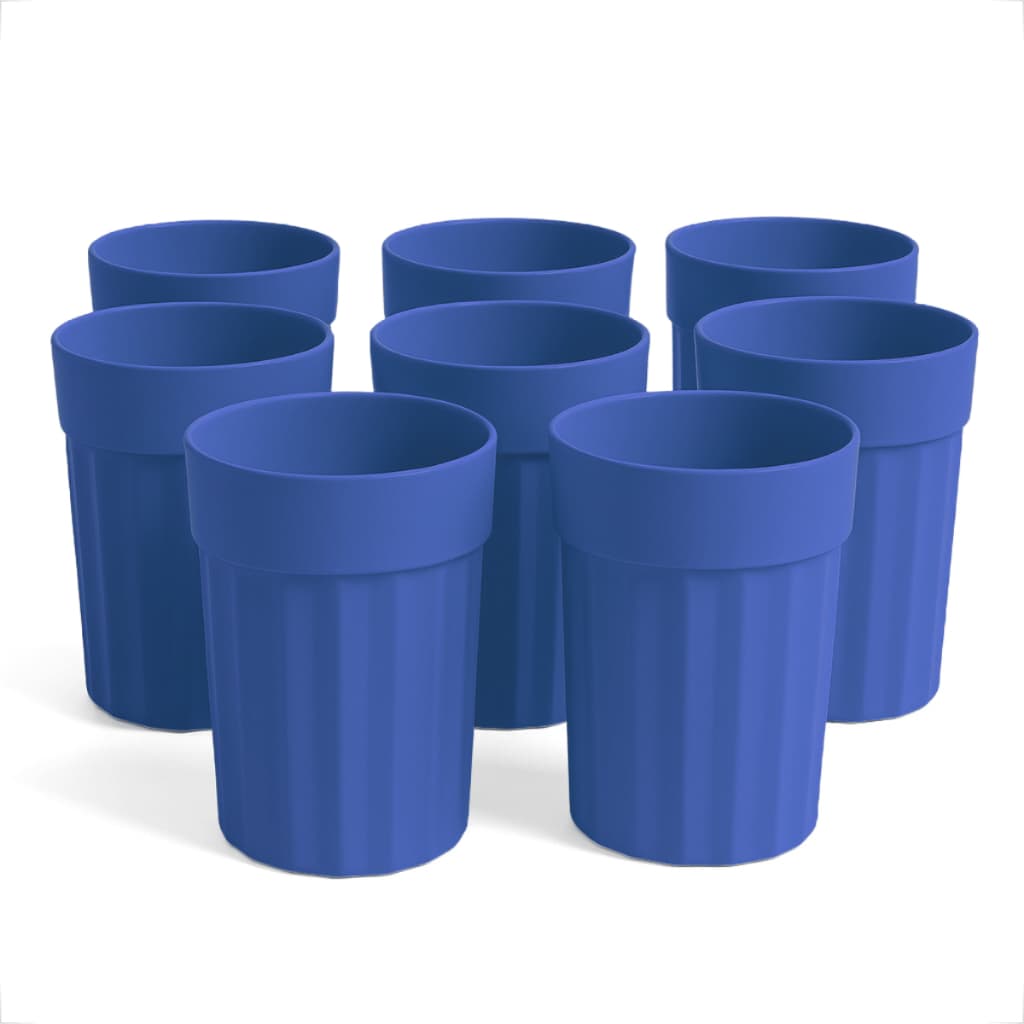 Kit 10 Copos Plásticos 350ML Multicoloridos Resistentes Para Festas Eventos Escolares Creches