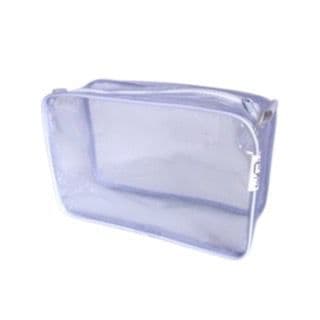 Necessaire inteira transparente e GELO 23x15