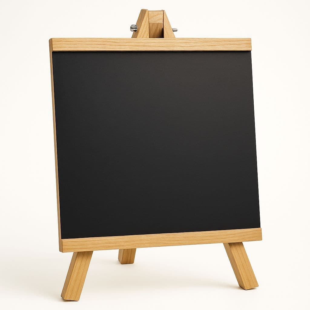 Plaquinha Lousa Mini Giz Avisos Festas Decoração 20x20cm Cavalete