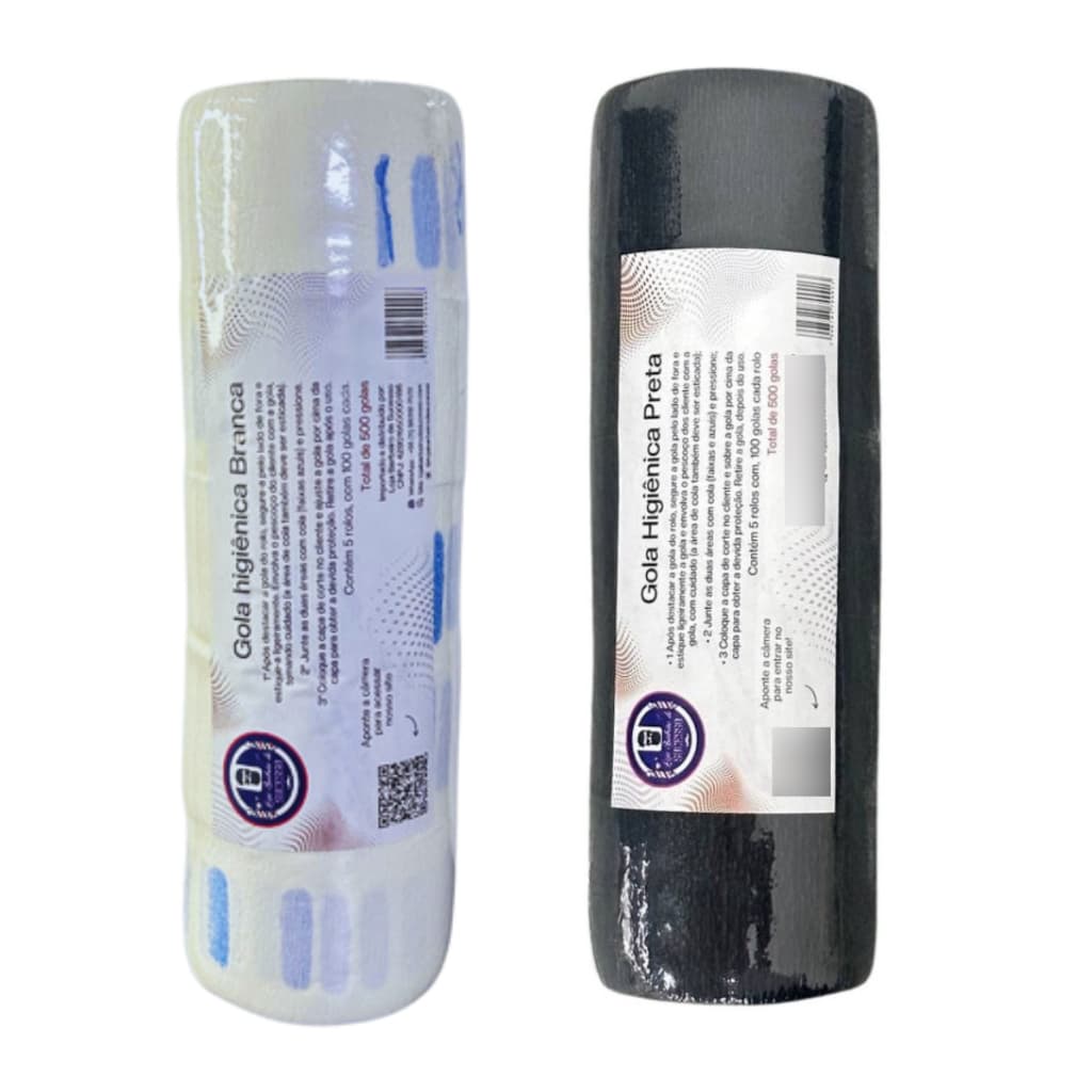 Gola Higiênica Descartável - Pacote Com 5 Rolos - 500 unidades