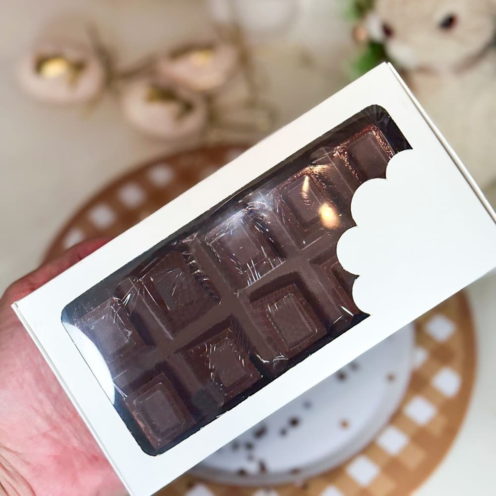 Caixas Para de Barra Chocolate Gourmet 300g 16x8,5x3,5cm Confeitaria Kits 10~40