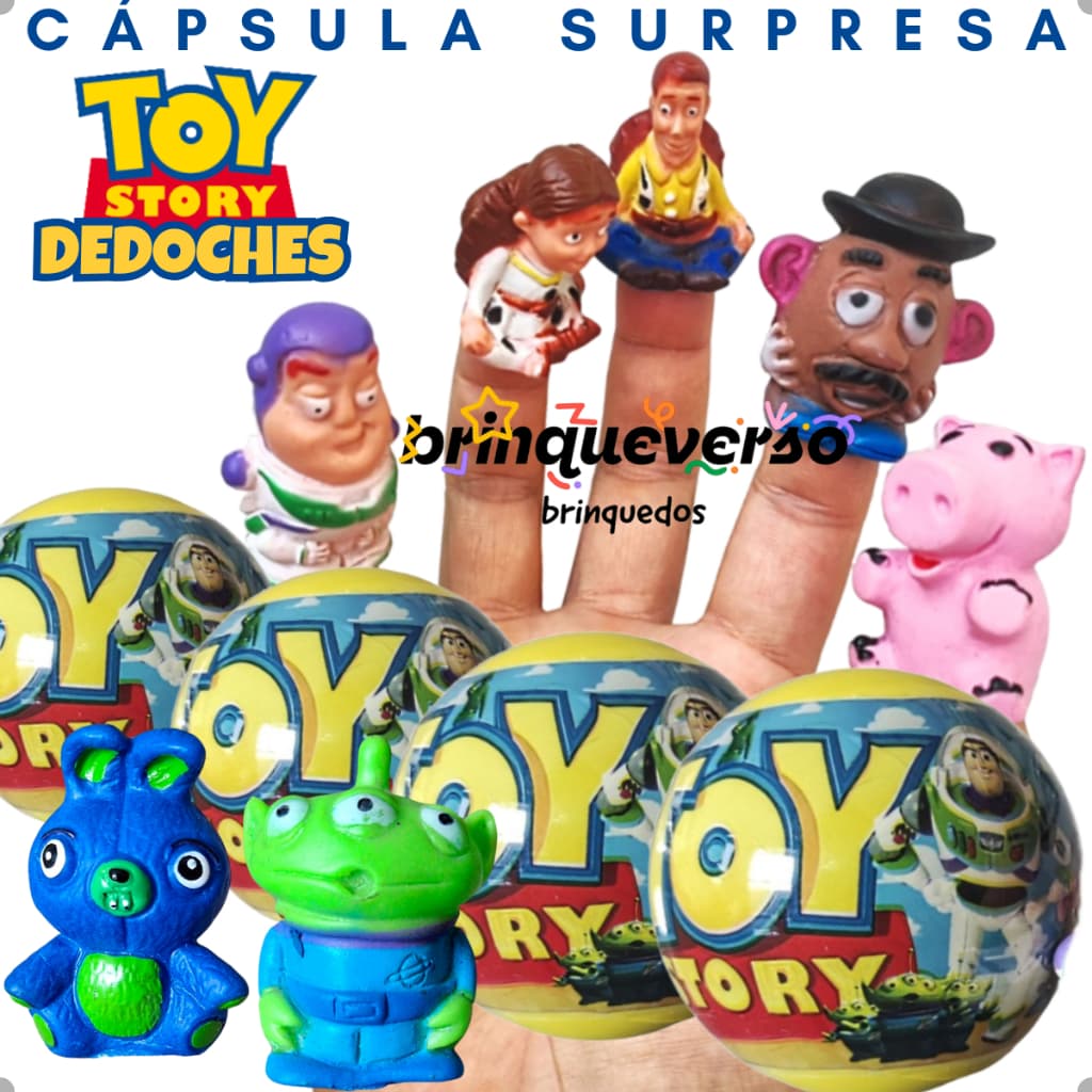 Kit 15/30 Un Brinquedo Surpresa Toy Story Dedoche, Lembrancinhas Aniversário, Lembrancinha de Festa