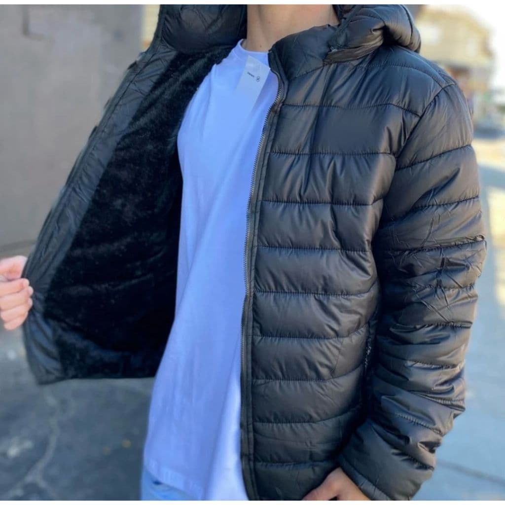 Bobojaco Masculino Peluciado Blusa de Frio Jaqueta