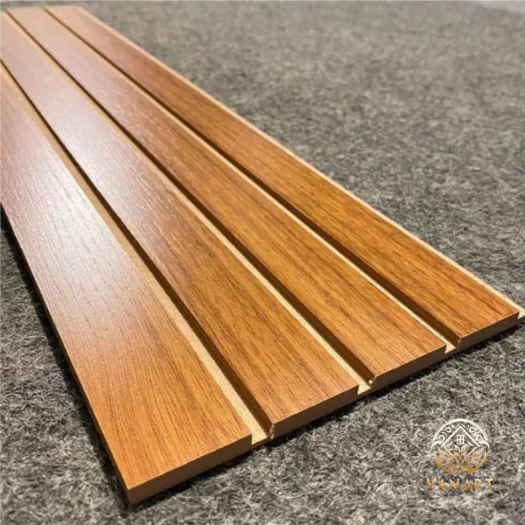 Envio Mesmo Dia Kit Até 100 Revestimento Painel De Parede Ripado Decorativo MDF 45x11