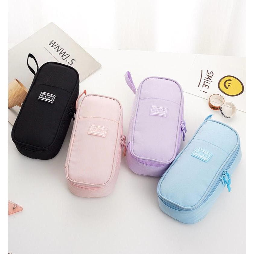 Estojo De Lápis De Grande Capacidade Camada Escolar-yan_shop_brasil