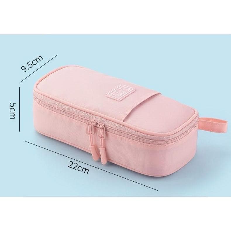 Estojo De Lápis De Grande Capacidade Camada Escolar-thayshop_brasil