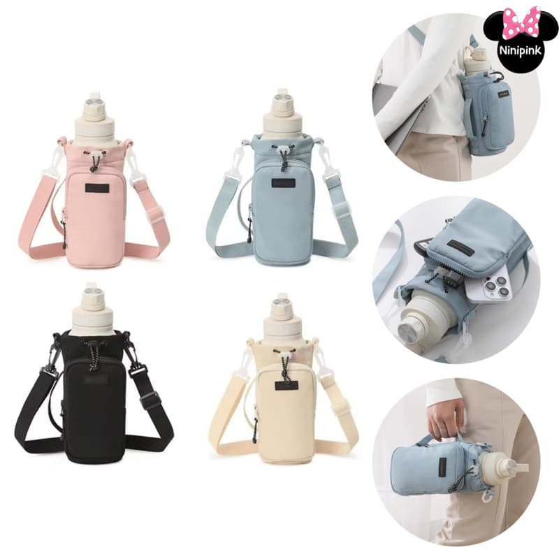 Bolsa Transversal Ar Livre Para Garrafa de Água Ideal para Aventuras