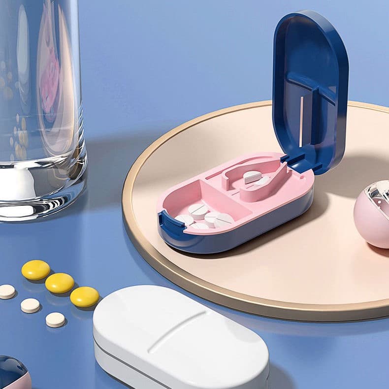 Kit 1/3/5 peças/Cortador De Comprimidos Plástico