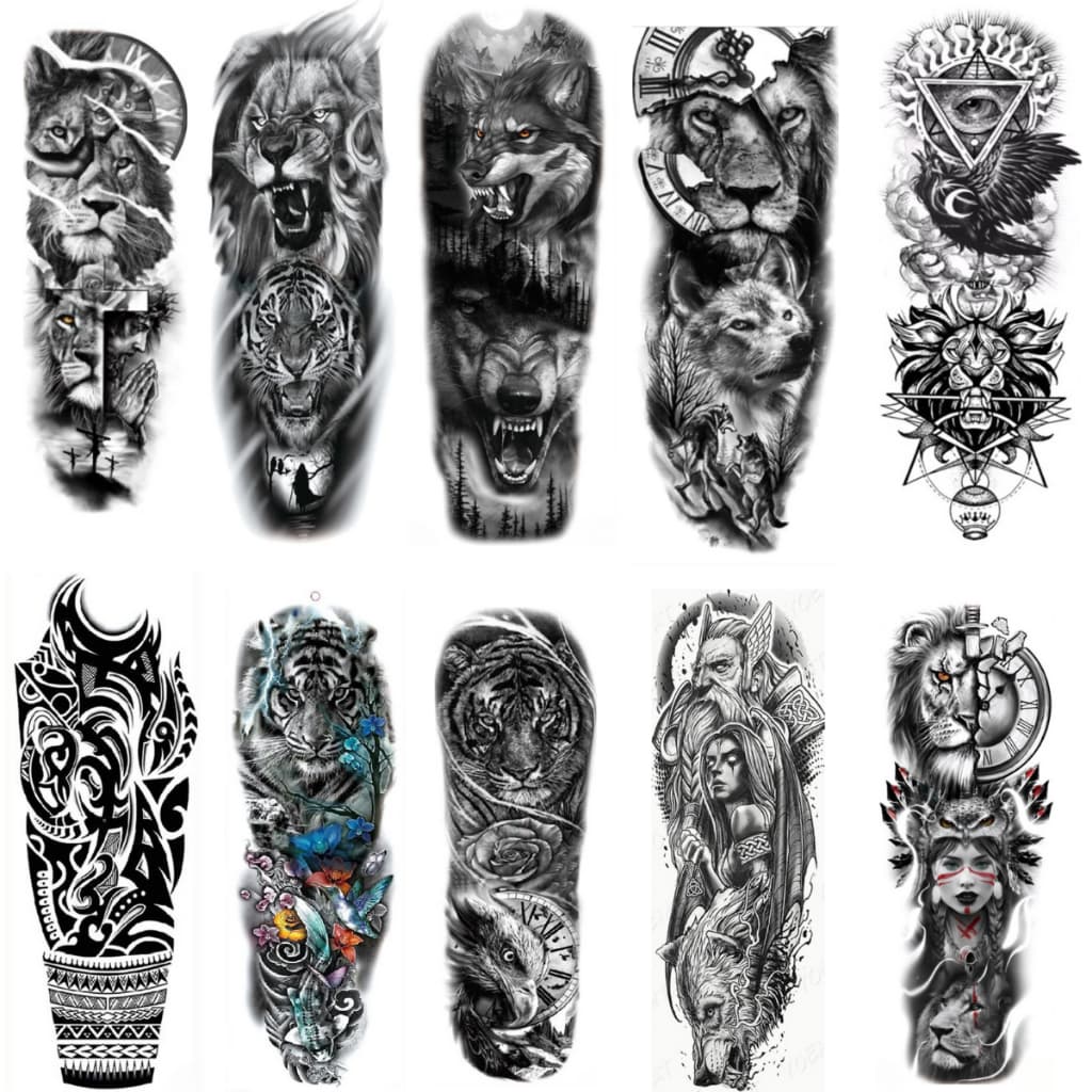 Tatuagem Falsa Adesiva Temporaria Fake Masculina E Feminina