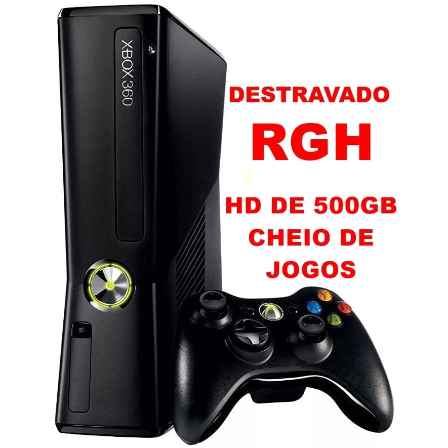 Xbox 360 na Caixa + Desbloqueado + Garantia + Nota Fiscal