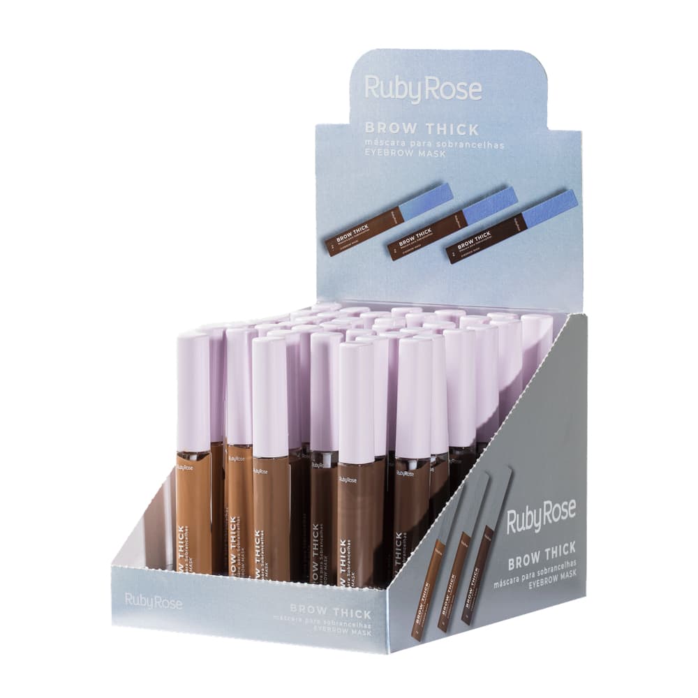 Gel de Sobrancelhas Ruby Rose HBF2800M – Preenchimento, Definição e Volume Natural