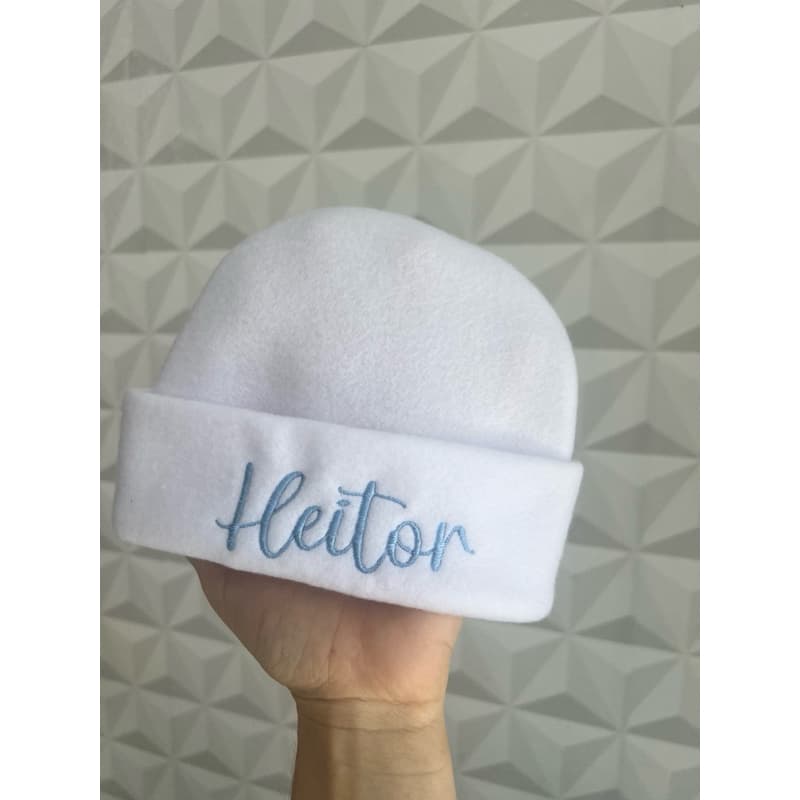 Touquinha Recém nascido com nome personalizado Microsoft