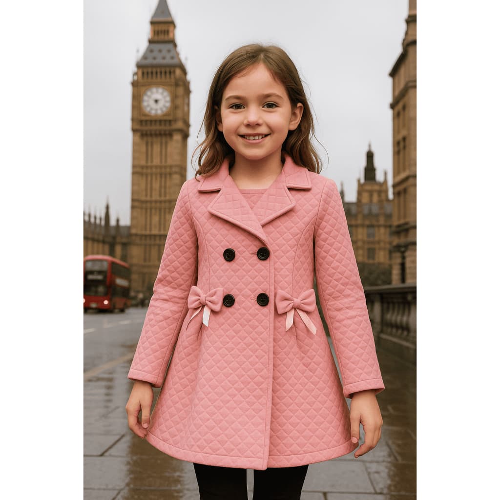 Sobretudo Infantil Feminino Menina – Casaco Quentinho, Fofo e Elegante!