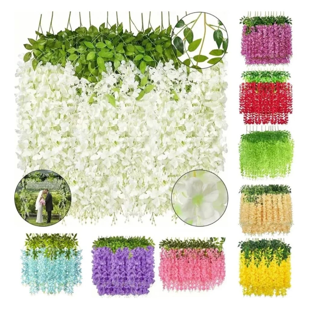 Planta Artificial Cerejeira Pendente Toque Real Penduradas Para Decorações De Festas Casamento - A-524