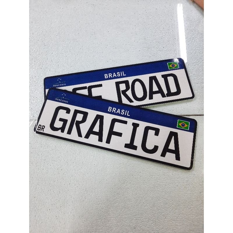 Par de placas  decorativas - Personalizadas
