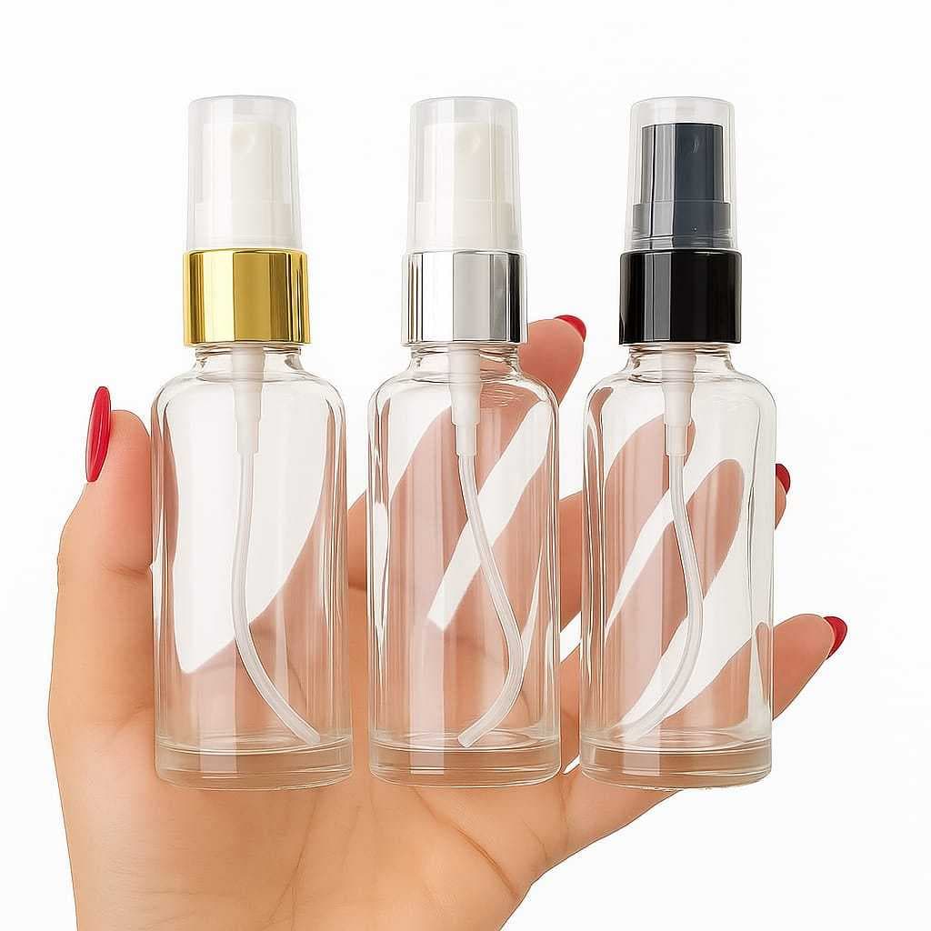 kit 2 Frasco Vidro Embalagem Spray 30ml para Perfume, Viagem Bolsa Organizadora