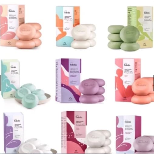 Sabonete Natura em Barra Puro Vegetal Tododia 05 unidade de 90g cada