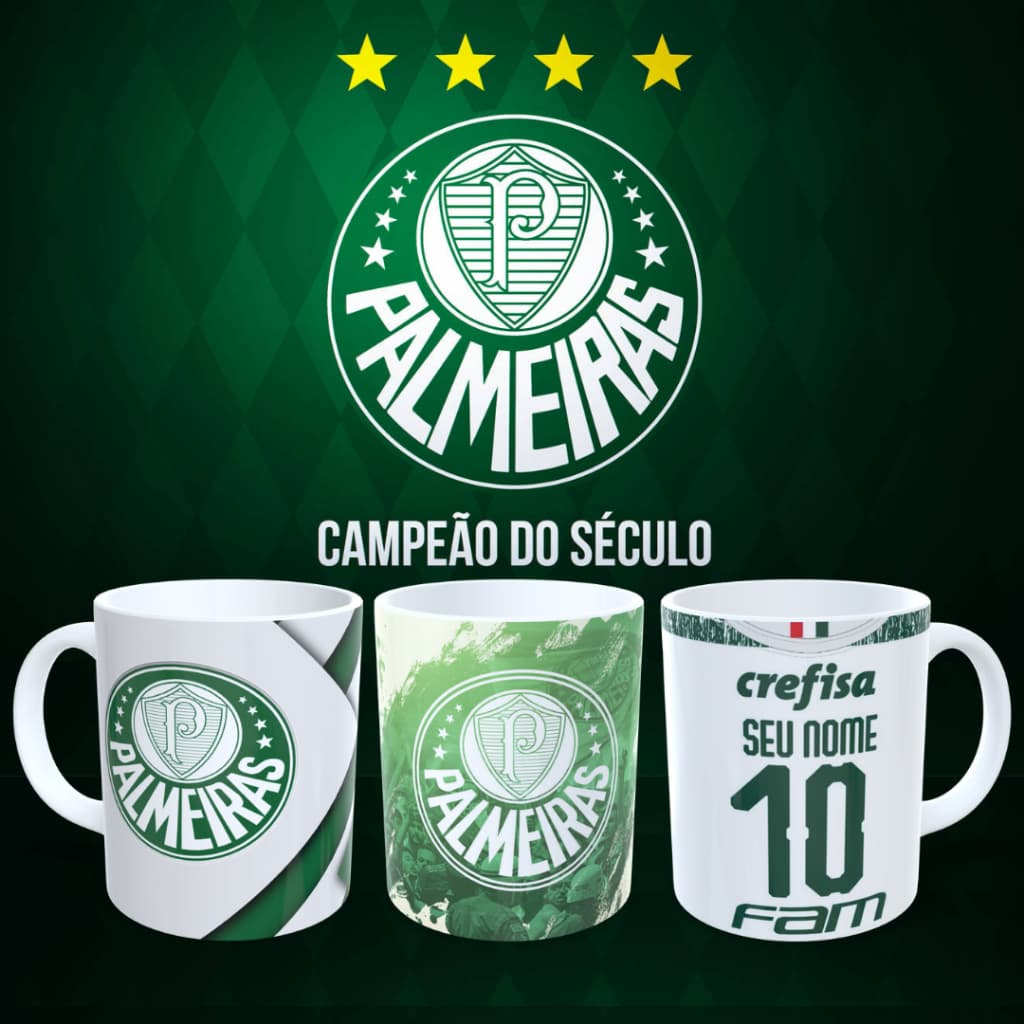 Caneca do Verdão! Vários Modelos do Palmeiras! Envio em 24 horas + Promoção Exclusiva!