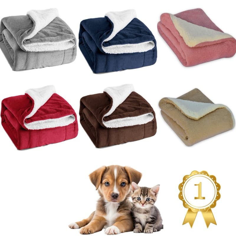 Coberdrom Sherpa para Gatos 65x54cm - Cobertor Manta Pet Gatos e Animais de Pequeno Porte