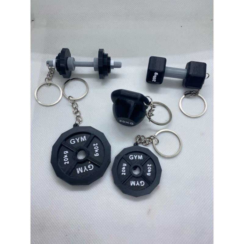 Kit chaveiro academia 5 unidades