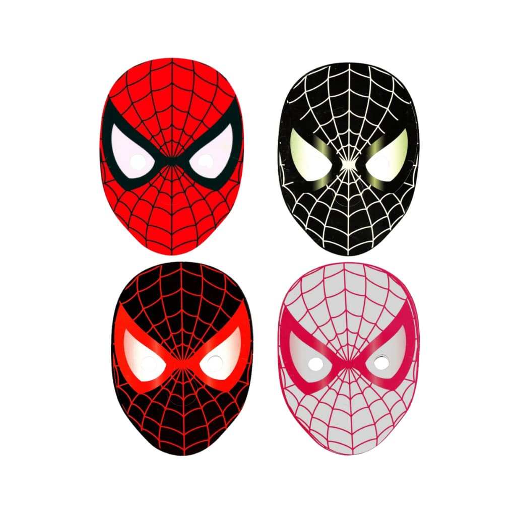 20 Máscaras infantil Homem Aranha Miles Morales p/Lembrancinhas de aniversário/Brinquedo papel Festa temática personagem
