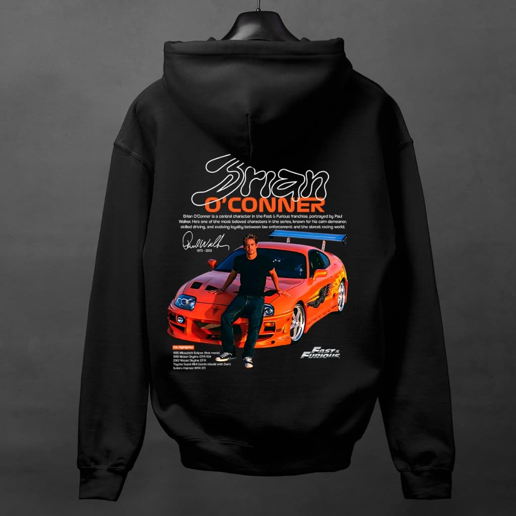Blusa Moletom Carro Supra MK4 Paul Walker Brian Velozes e Furiosos