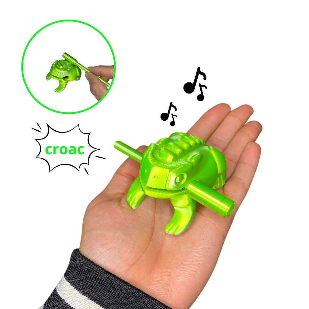 Sapo Musical que Coaxa de Verdade! Brinquedo Sonoro Divertido – Som Realista! 🎵